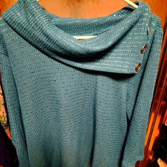 Ruby Rd Button sweater - Picture 1 of 3